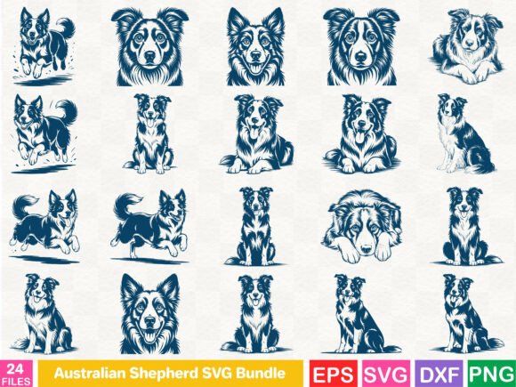 Australian Shepherd SVG Bundle