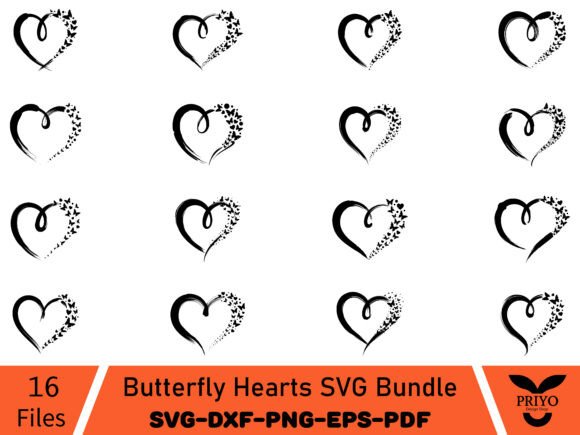 Butterfly Hearts SVG Bundle Review