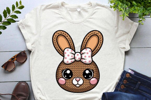 Yarn Crochet Easter Bunny Png Svg Eps